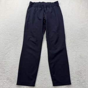 Lululemon On The Fly High Rise Travel Jogger Navy Blue Size 6 Athletic Yoga